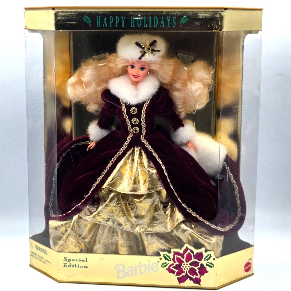 Mattel 1996 Happy Holidays Barbie Special Edition Christmas Collectible NRFB